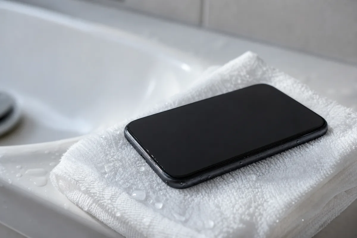 Smartphone tombé dans l'eau : les gestes qui le sauvent